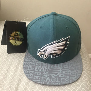 Philadelphia Eagles Reflective Fitted Hat 7 1/8